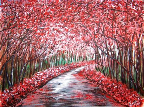 A Way Through The Pink Trees By Evgenyaverin On Deviantart