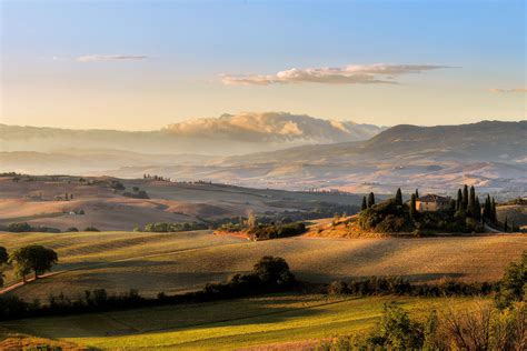 italy, Tuscany, Toscana, Fields, Meadows, Space, Sky, Sun, Clouds ...