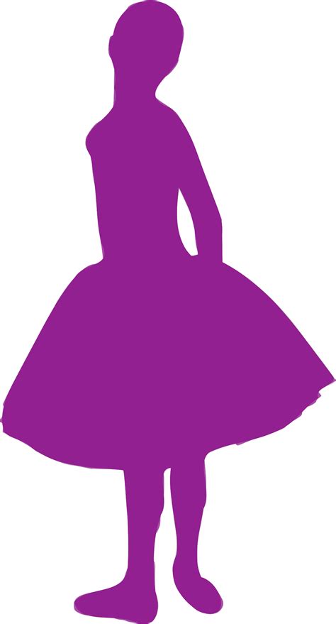 Tutu Silhouette Clip Art At Getdrawings Purple Transparent Clip Art
