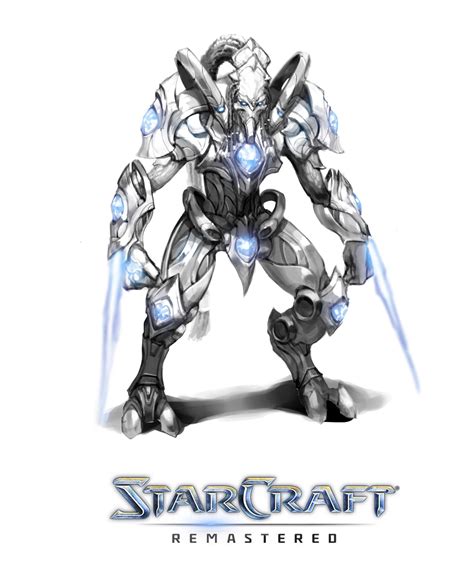 Artstation Starcraft Protoss Zealot Han Park Alien Concept Art Game