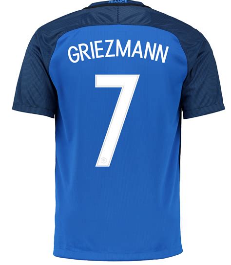 Het shirt sluit goed aan op het bovenlijf. France Home #7 GRIEZMANN Euro 2016 Men Soccer Jersey ...