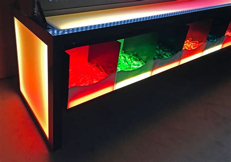 Led Lighted Table For Rent Glow Led Table San Francisco San Jose