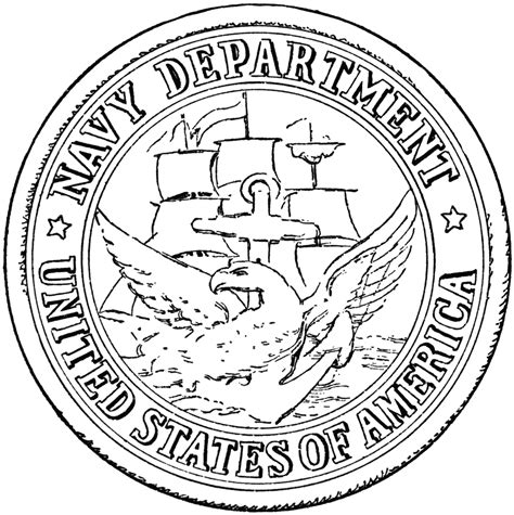 Seal Of The Navy Department Clipart Etc