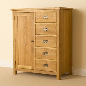 In the lower part, there is a practical drawer, which is a compartment for various handy things. Lanner Oak Combination Wardrobe / Rustic Solid Wood Low ...