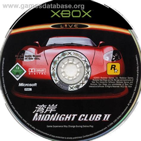 Midnight Club 2 Microsoft Xbox Games Database