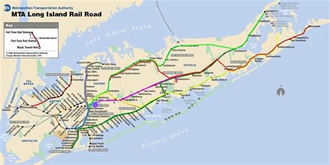 Long Island Subway Map Map Vector