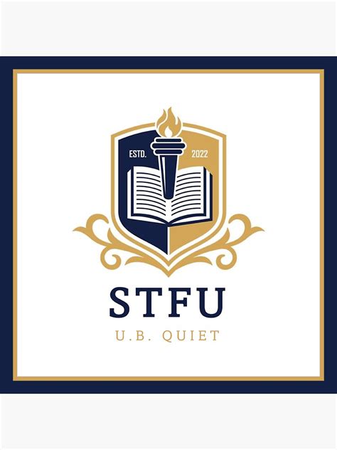 Stfu Logo Sticker For Sale By Knoxysf Redbubble