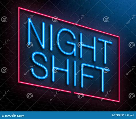 Night Shift Concept. Stock Photo - Image: 37460290