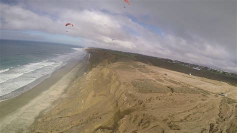 1st time soaring@torrey pines !! Paragliding Torrey Pines Part 2 - YouTube