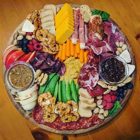 Homemade Meat And Cheese Tray Food