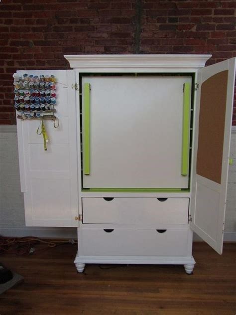 This idea could also be applied to the home office concept. DIY craft armoire w/fold out table. you can still use the ...