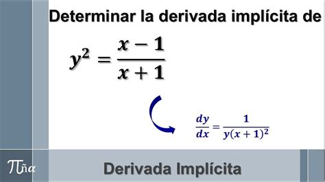 Derivada Implícita Ejemplo 45 Youtube