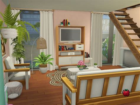 The Sims Resource Rosa Small Home By Melapples Sims 4 Downloads