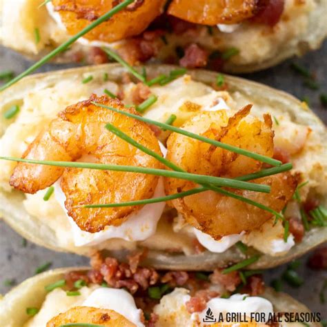 Loaded Shrimp Baked Potatoes A Grill For All Seasons
