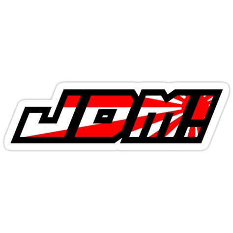 "JDM!" Stickers by fadouli | Redbubble png image