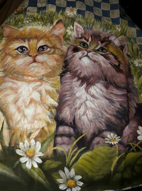 Batik Lukis Kucing Gouache Wallpaper Painting Art Art Background