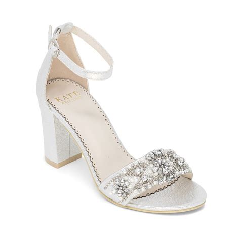 Lucy Silver Wedding Shoes Bridesmaid Shoes Bride Shoes