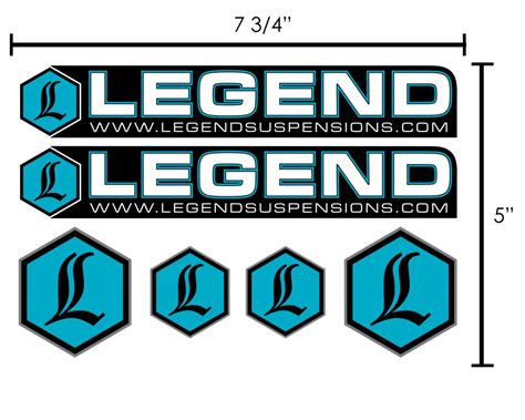 Legend Suspensions Decal Kit Legend Suspensions