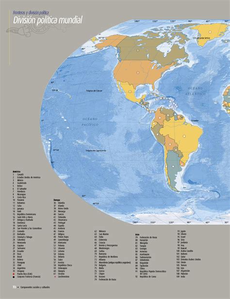 Atlas De Geografía Del Mundo 6 Grado Libros De Sexto Grado 6to Primaria Sep 2020 2021