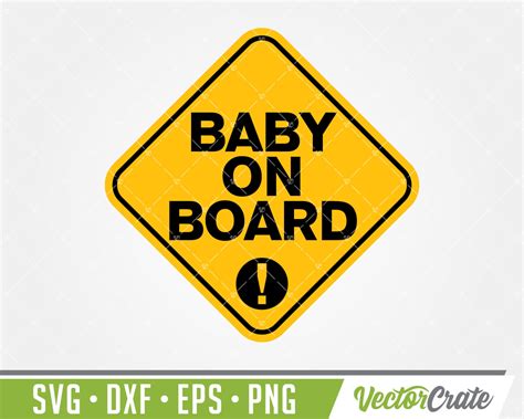 Baby On Board Svg Baby Svg Kids Svg Dxf Eps Png Cricut Etsy