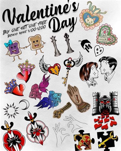 Valentines Day Tattoo Specials Scienceolympiadtowerdesigns