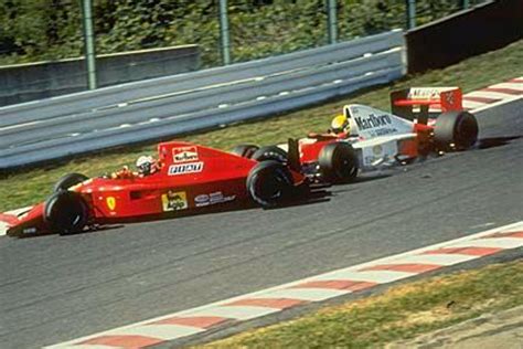 Ayrton Senna Collides With Alain Prost And Gets His Second F1 Championship 1990 Japan Gp R