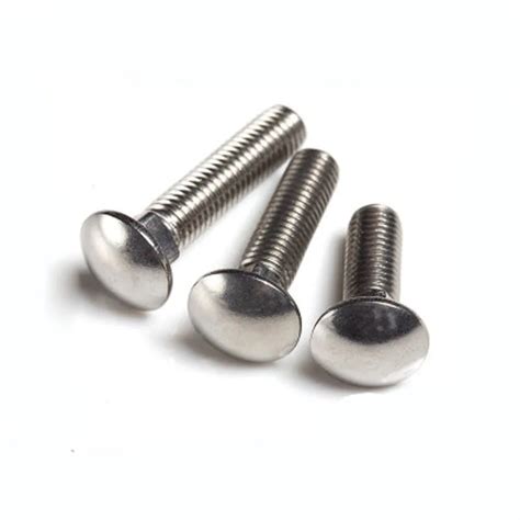 M6 Carriage Bolts Stainless Steel Round Head Square Neck Screw Length