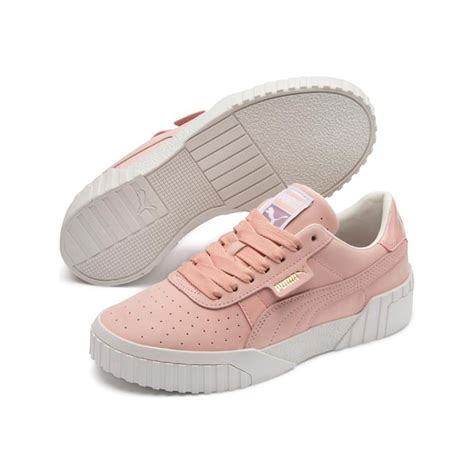 Free shipping & returns available. Puma Cali Fashion - Baskets en cuir - pêche | BrandAlley