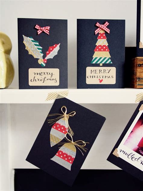 1001 + tutos et modèles de carte de Noël à fabriquer | Diy christmas