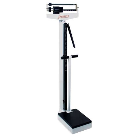 Detecto Physician Weigh Beam Scale With Height Rod And Handpost