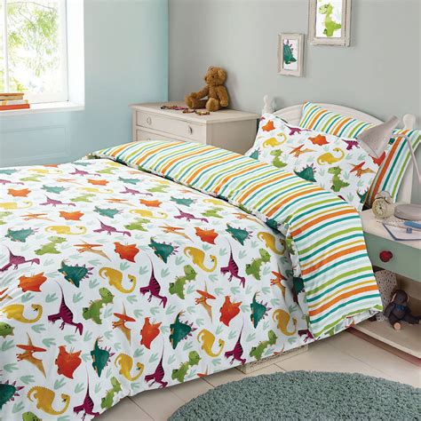I keep my home very cold and this beauty keeps me. Dreamscene Dinosaur Duvet Cover Pillowcase Kids Bedding ...