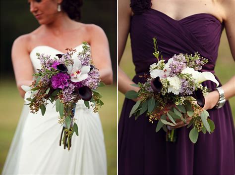For a summer wedding, deep purple can be teamed with lime green, lemon or cream. Rustic Florida Farm Wedding - Every Last Detail