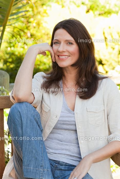 Portrait Of A Lovely Woman In The Gaden