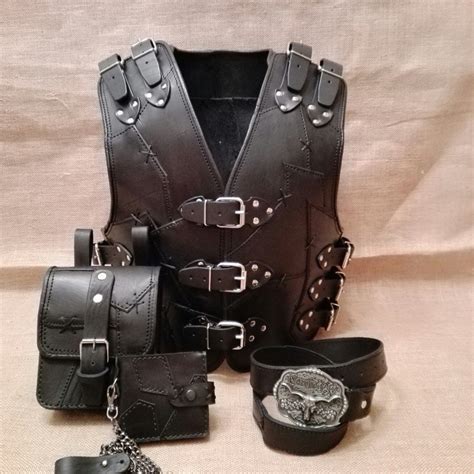Southcrafting Bikers Vest Leather Craft Here Is Set Of Biker Stuff