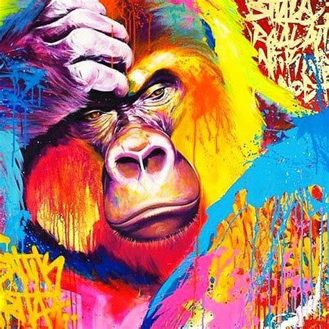 Swag Wallpaper Canvas Painting Canvas Art Monkey Art Cow Art