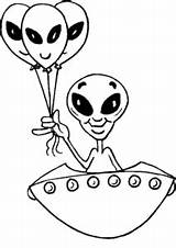 Aliens Animaatjes sketch template