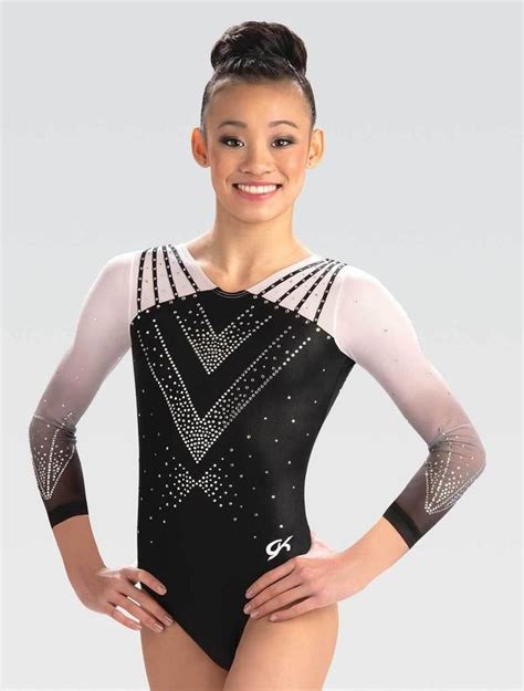 Gk Elite Competition Gymnastics Leotard Zig Zag Straps Style 7655s