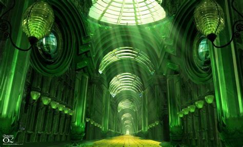 Emerald City Hallway Emerald City Wizard Of Oz The Wonderful Wizard