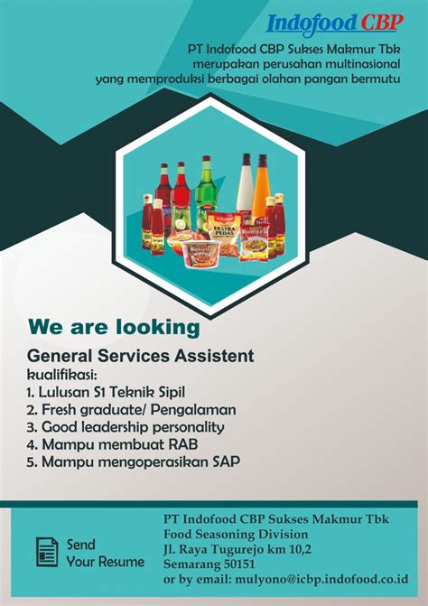 The requested url was rejected. Alamat Email Pt Indofood Semarang : Lowongan Kerja Pt ...