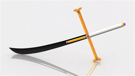 Kokuto Yoru Swords Mihawk 3d Model Turbosquid 1191014