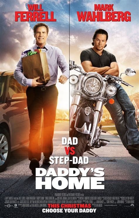 Daddys Home Poster Mark Wahlberg And Will Ferrell At Odds Collider