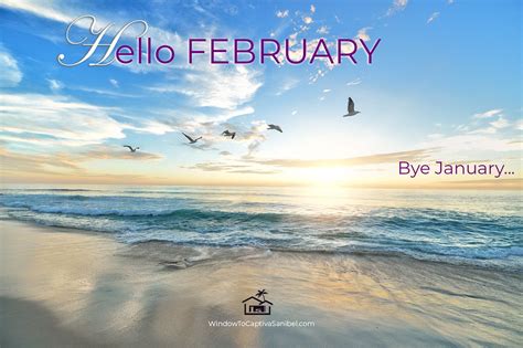 Hello February | Hello february, Welcome february, Beach