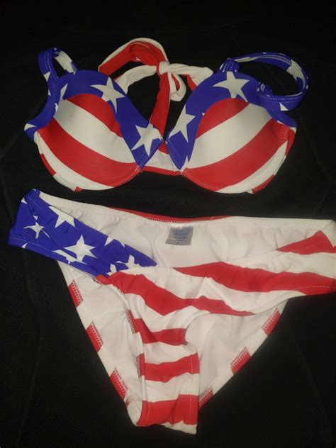 Pin By Jeremy Whitmore On July 4 American Flag Bikini Bikinis Flag Bikini