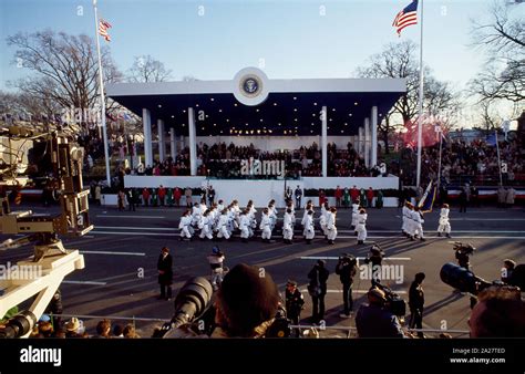 Presidential Reviewing Stand At The Inaugural Parade For President