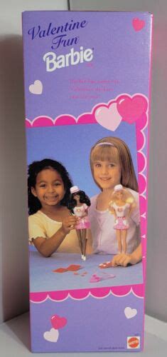 Valentine Fun Barbie Special Edition With Stickers 1996 Mattel 16311 Nrfb Ebay