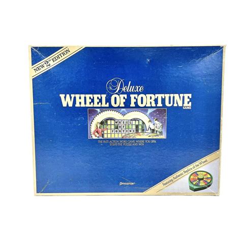 Vintage Deluxe Wheel Of Fortune Game 2nd Edition 1986 Etsy