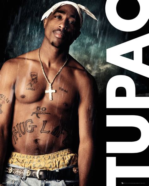 Tupac Rain Official Mini Poster Official Merchandise Free