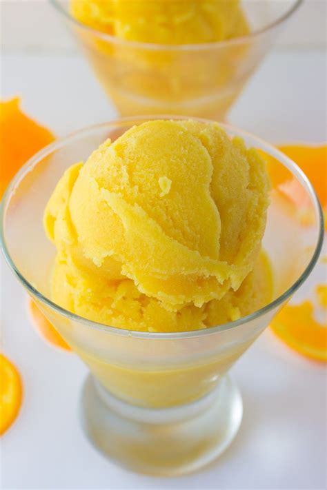 Orange Sherbert Dairy Free Savvy Naturalista Orange Ice Cream
