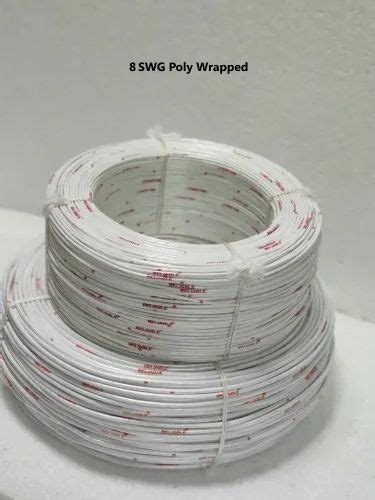 Pvc Insulated 8 Swg Poly Wrapped Aluminum Winding Wire For Motors At