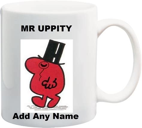 Personalised Mr Uppity Mug Mr Men Mugs Uk Kitchen And Home